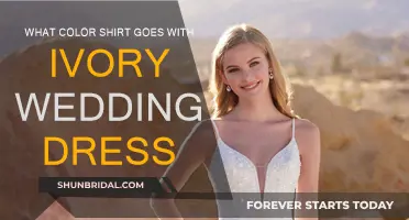 Ivory Wedding Dress: What Color Shirt Should Grooms Wear?