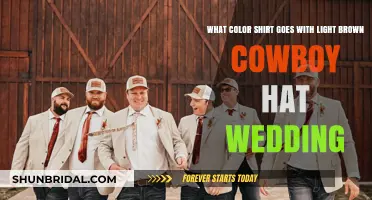 Perfect Match: Light Brown Cowboy Hat Wedding Shirt Color Guide