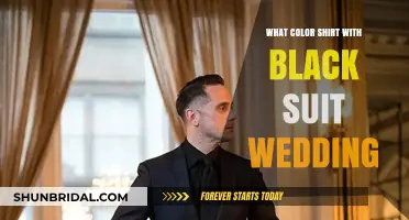 Perfect Wedding Look: Best Shirt Colors to Pair with a Black Suit