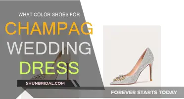 Champagne Wedding Dress: What Shoe Color?