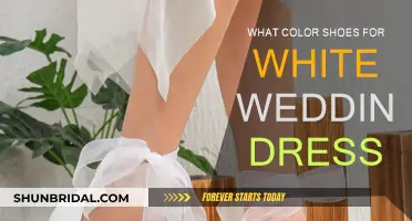 White Wedding Dress: What Shoe Color?