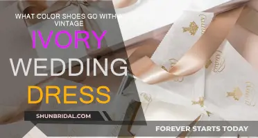 Ivory Wedding Dress: What Shoe Colors Work?