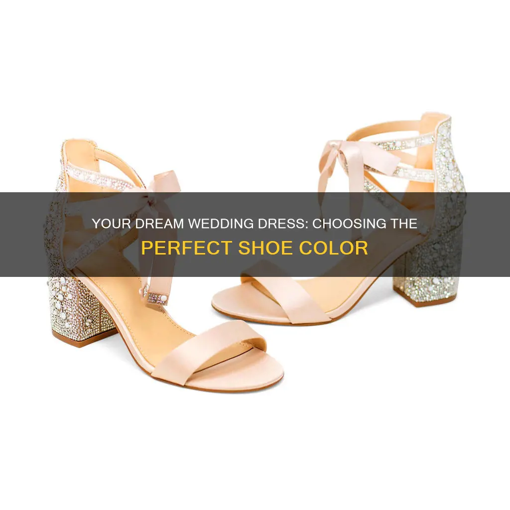 what color shoes should I wear with my wedding dress