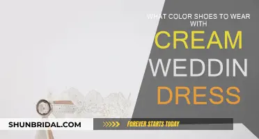 Cream Wedding Dress: What Shoe Colors Work?
