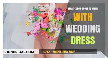 The Perfect Shoe Color for Your Wedding Dress