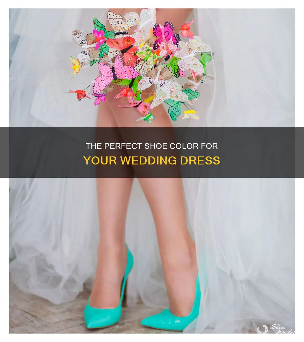 what color shoes to wear with wedding dress