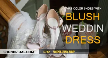 Blush Wedding Dress: What Shoe Color?