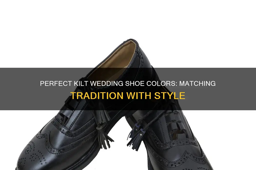 what color shoes with kilt wedding