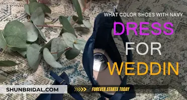 Wedding Shoe Colors: Styling a Navy Dress