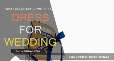 Wedding Guest: Navy Dress and Shoe Color Combos
