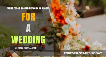 August Wedding Attire: Perfect Colors to Wear for a Summer Celebration