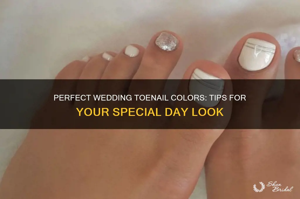 what color should I paint my toenails for my wedding