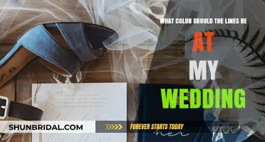 Choosing the Perfect Wedding Line Colors: A Stylish Guide