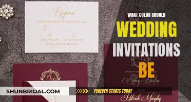 Wedding Invites: Choosing the Perfect Color Scheme