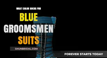 Perfect Pairing: Choosing the Right Sock Colors for Blue Groomsmen Suits