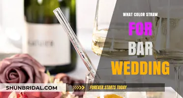 Choosing the Perfect Straw Color for Your Bar Wedding