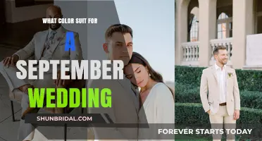 Elegant September Wedding: Choosing the Perfect Suit Color for the Occasion