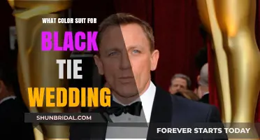 Elegant Black Tie Wedding: Choosing the Perfect Suit Color