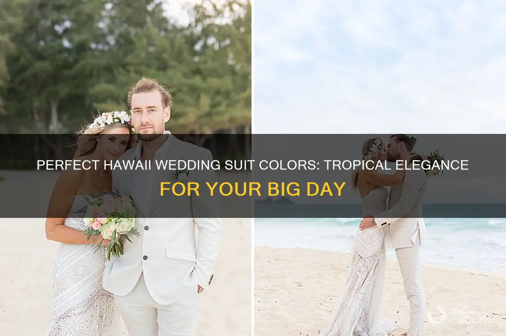 what color suit for hawaii wedding