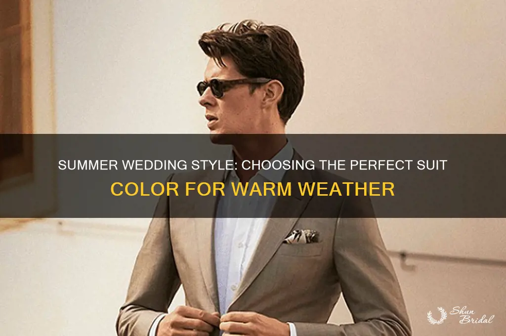 what color suit for summer wedding