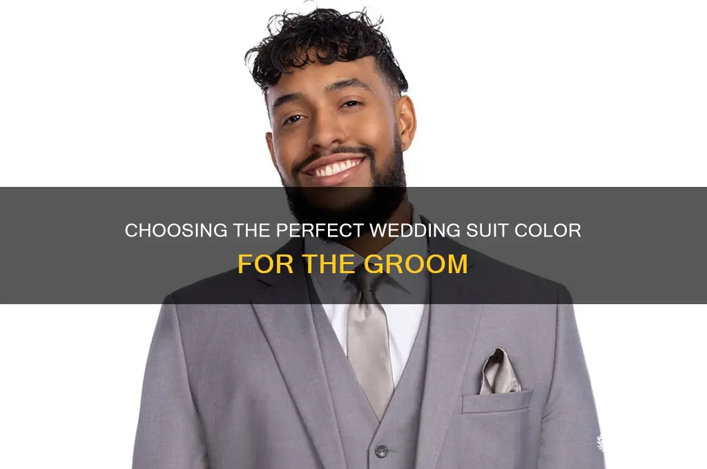 what color suit for wedding groom