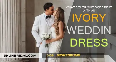 Ivory Wedding Dress: What Color Suit for Your Partner?
