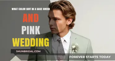 Sage Green & Pink Wedding: Perfect Suit Color Matches for Grooms