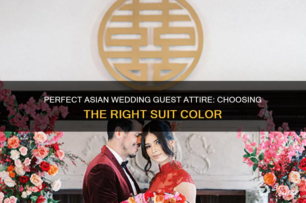 what color suit to wedding asian
