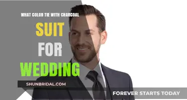 Perfect Wedding Tie Colors to Complement Your Charcoal Suit Elegantly
