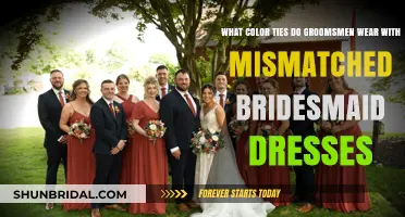 Groomsmen Tie Colors for Mismatched Bridesmaid Dresses: A Stylish Guide