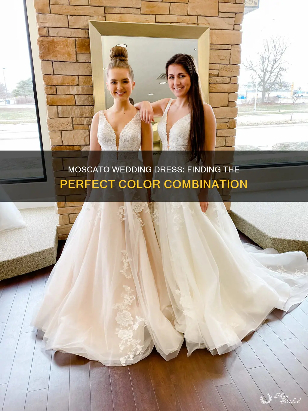 what color to put with moscato wedding dress