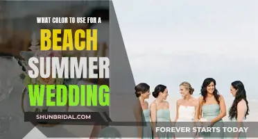 Choosing a Color Palette for Your Beach Wedding