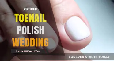 Elegant Toenail Polish Colors for Your Perfect Wedding Day Look