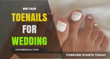 Elegant Toenail Colors to Complement Your Wedding Day Look