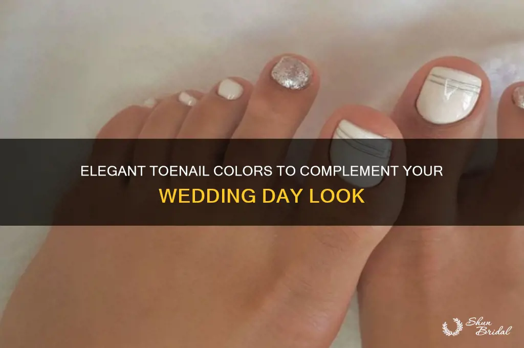 what color toenails for wedding