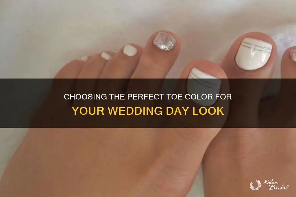 what color toes for wedding