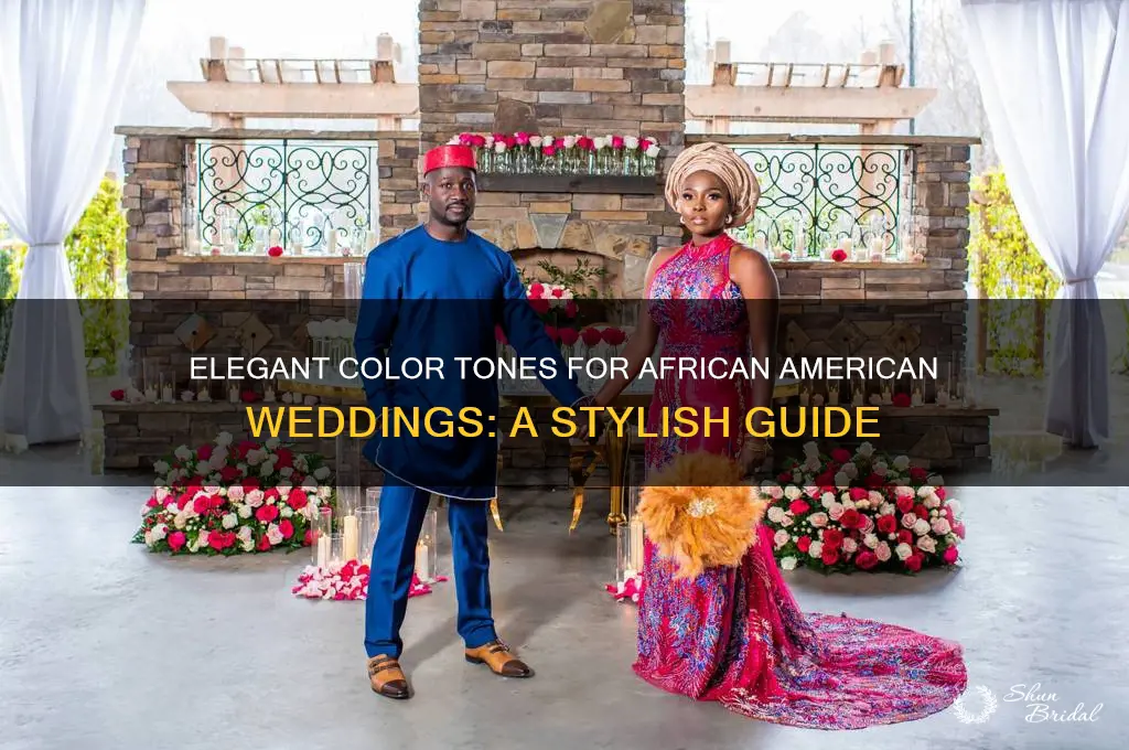 what color tones for african american wedding