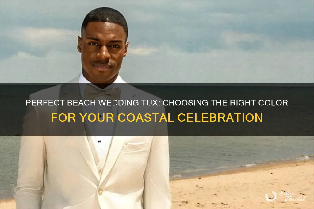 what color tux for beach wedding