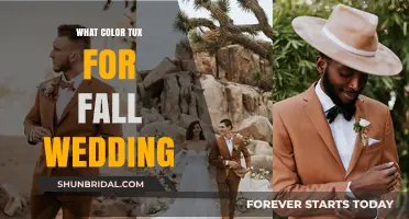 Elegant Fall Wedding Tuxedo Colors: A Seasonal Groom's Style Guide