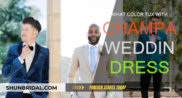 Champagne Wedding: Tux Colors to Complement the Dress