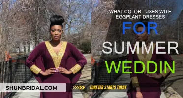 Eggplant Dresses and Tuxes: Perfect Summer Wedding Color Scheme