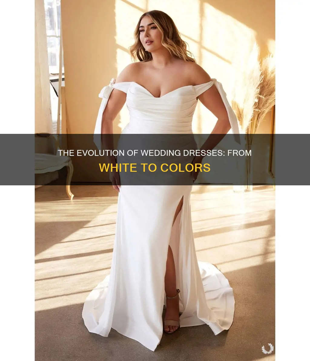 what color was the first wedding dress