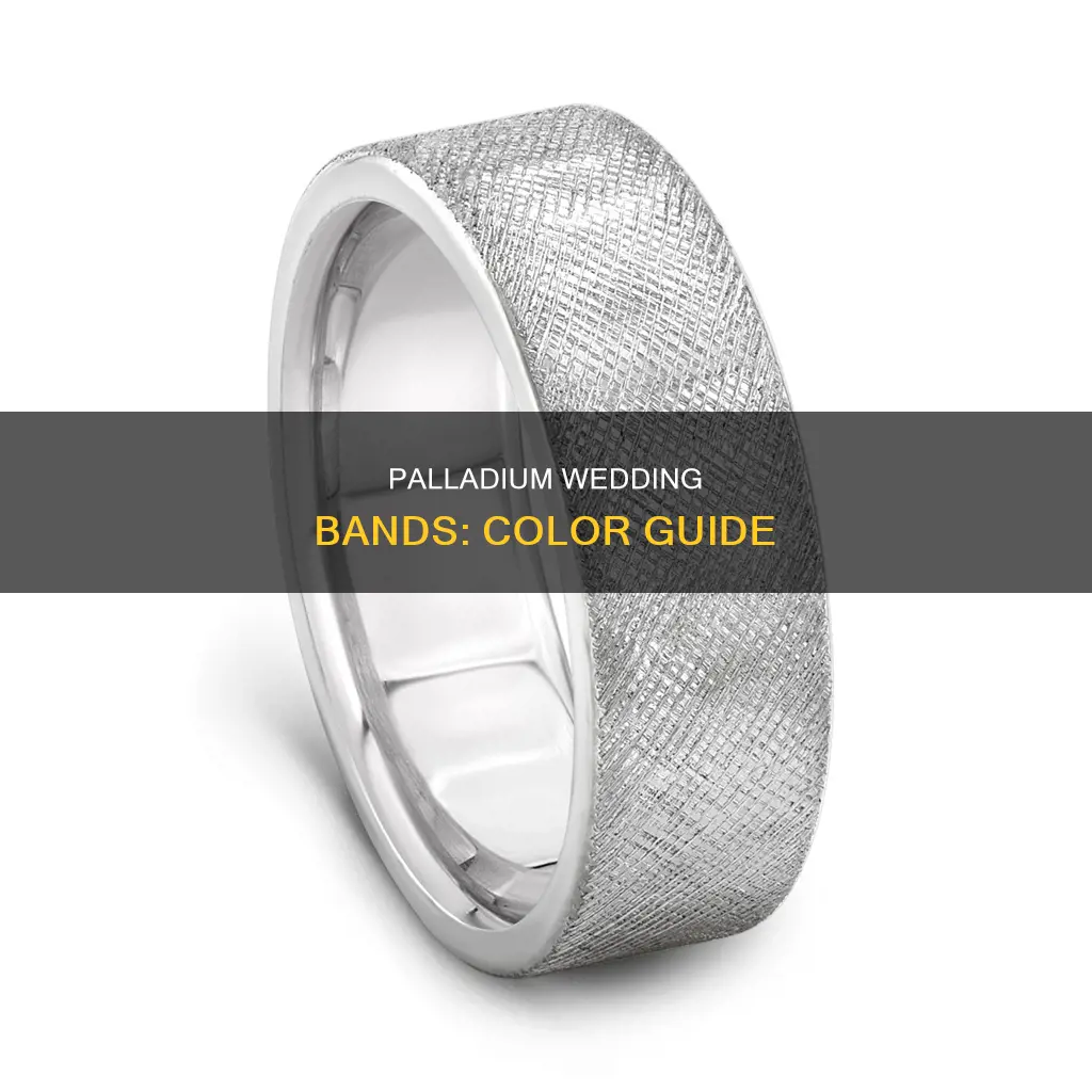 what color wedding band goes with paladium