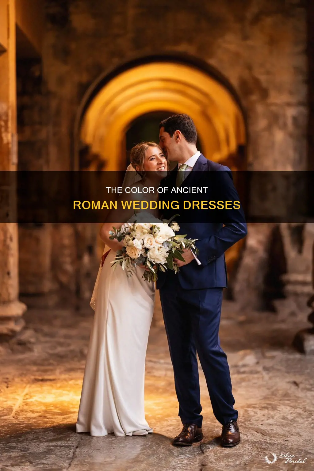 what color wedding dress did ancient roman brides wear