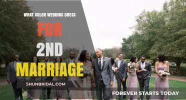 Wedding Dress Color Options for Second Marriages