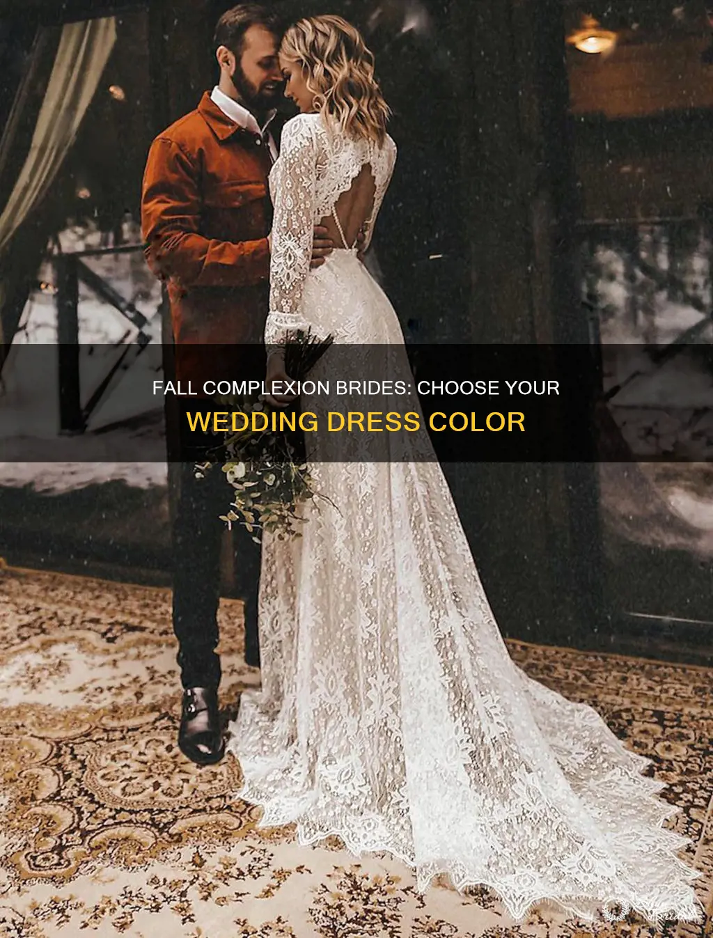 what color wedding dress for a fall complexion
