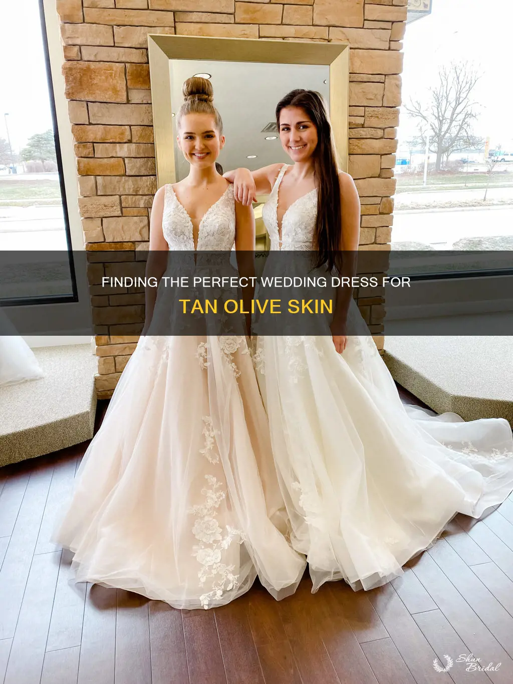 what color wedding dress for tan olive skin