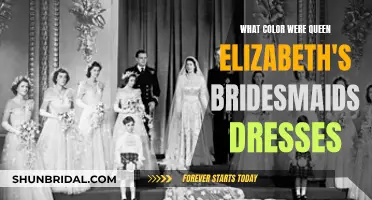 The Color of Queen Elizabeth's Bridesmaids Dresses