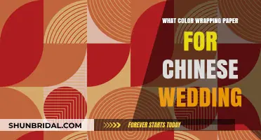 Elegant Chinese Wedding Wrapping Paper: Choosing the Perfect Color