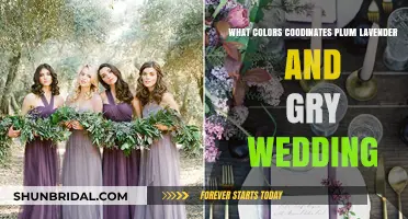 Elegant Plum, Lavender, and Grey Wedding Color Coordination Ideas